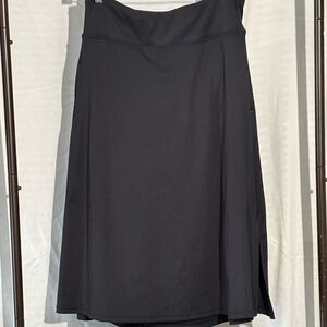 Black A-Line Women's Skort